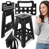 STOŁEK SKŁADANY KUCHENNY TABORET PLASTIKOWY DRABINKA PODEST MALATEC 100KG