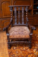 Oryginalny fotel Gdański XIXw