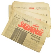 TYGODNIK SOLIDARNOŚĆ 1981 r. NUMERY 1-8 i 11-13 BDB STAN TANIO!