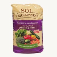 Sól Kłodawska kamienna spożywcza jodowana JODKIEM (nie jodanem) potasu