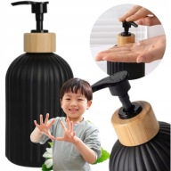 DOZOWNIK DO MYDŁA POJEMNIK DYSPENSER NA MYDŁO TOALETA ŁAZIENKA 400ML