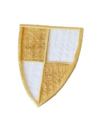 Figurka 2D Tarcza Monarcha Diablo II Resurrected z masy cukrowej na tort