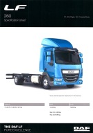 PROSPEKT DAF LF 260 FA 4X2 RIGID, 12T CHASSIS/BODY