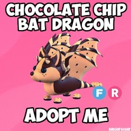 Chocolate Chip Bat Dragon FR| Adopt Me |Roblox