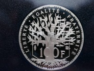 8A Francja 100 Franków 2001 z zestawu menniczego