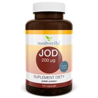 MEDVERITA Jod 200 µg Jodek Potasu 180 kaps.