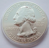 QUARTER DOLLAR 2018r, PARKI NARODOWE USA 5 oz Ag 999,