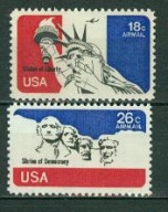 USA** Statua wolności, memoriał prezydencki Mi 1128-30