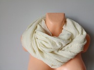 Śliczna galanteria chusta apaszka komin ecru