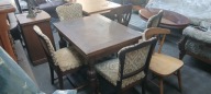 ANTYK STÓŁ PLUS 4 KRZESŁA
