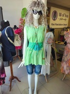 Koszulka, tunika pistacja Laki Couture Polska r. UNI !!!