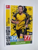 Karta topps match attax autograf Bundesliga Borussia Mario Gotze