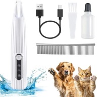 DA239 Zestaw 2x trymer do łap psa – cichy, bezprzewodowy, USB