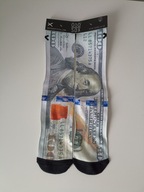 Śliczne skarpety z dolarem Size 6-13 Odd Sox