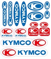 KYMCO _ ZESTAW _ NAKLEJKI _ ZESTAW