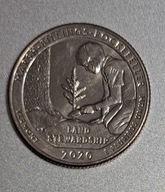 USA 25 centów 2020r. Marsh-Billings-Rockefeller