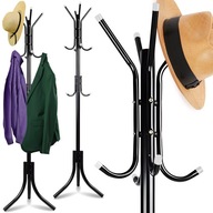 WIESZAK PODŁOGOWY STOJĄCY STOJAK LOFT NA KURTKI TORBY 12 RAMION 3 POZIOMY