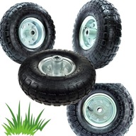 KOŁO KÓŁKO DO WÓZKA TACZEK 4PR 4.10 3.50-4 260x80 POMPOWANA OPONA