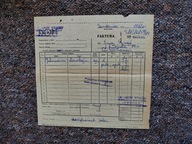 PRL STARA FAKTURA DOM KSIĄŻKI KSIĘGARNIA WYSYŁKOWA OGNISK SANDOMIERZ ZAMOŚĆ