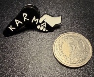 Pin przypinka Bumerang Karma wraca