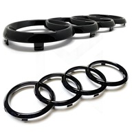 AUDI EMBLEMAT ZNACZEK PRZÓD PRZEDNI 315x110mm CZARNY POŁYSK Q5 Q7 Q8