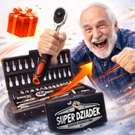 PREZENT NA DZIEŃ DZIADKA ZESTAW KLUCZY NASADOWYCH 46 ELEMENTÓW DZIADEK