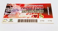 bilet POLONIA Bytom - GKS BEŁCHATÓW 18.10.2008