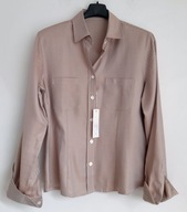 BM COMPANY Bluzka damska Koszula rozpinana roz 38 BEŻ