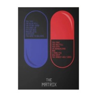 „The Matrix – Czerwona czy Niebieska?” – Plakat Filmowy z Cytatem