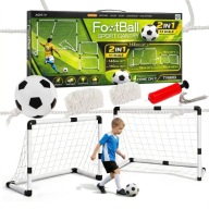 BRAMKA PIŁKARSKA DLA DZIECI MAŁA SKŁADANA ZESTAW PIŁKA POMPKA DO OGRODU