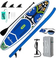 Deska SUP 350cm Wyporna Nadmuchiwana z Wiosłem Wytrzymała, Akcesoria Zestaw
