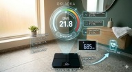 WAGA ŁAZIENKOWA ANALITYCZNA ELEKTRONICZNA SMART BMI TŁUSZCZ APLIKACJA PL