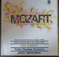 Mozart Piano concerto No.12 in A major K 414/ No.21 in C major K 467. 1999