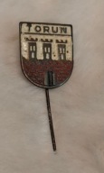 TORUŃ HERB STARA BLASZKA ODZNAKA