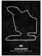 Plakat „Racing Tracks” – Minimalistyczny Plakat Torów Wyścigowych