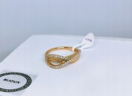 3927 Pierścionek Elegancki Cyrkonie US8;Stal