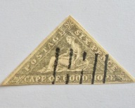 1855 Afryka-Przylądek Dobrej Nadziei Mi.6b kasowany. Wartość 500,- Euro