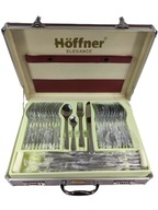 KOMPLET SZTUĆCÓW 72EL STAL NIERDZEWNA ZESTAW W WALIZCE DLA 12 OSÓB