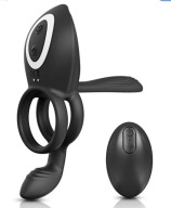 Wibrujący Pierścień masażer na PENISA JĄDRA dla par zdalne sterowanie