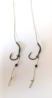 Przypony karpiowe blow back rig korda wide gape x 4 z długim włosem