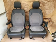 VW T5 T6 T6.1 MULTIVAN CALIFORNIA FOTEL KIEROWCY PASAŻERA ALCANTARA