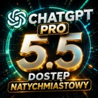CHATGPT NAJNOWSZA WERSJA 5.5 PRO- 30 DNI DOSTĘPU CHAT GPT O1 AI 24/7
