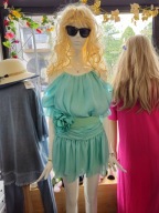 Sukienka turkusowa M/L spodenki Italy !!!