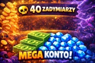MEGA KONTO BRAWL STARS 40 ZADYMIARZY!
