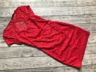 GUESS koronkowa SUKIENKA rozm.36 czerwona sexi S