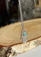 Naszyjnik regulowany Hamsa Oko Proroka