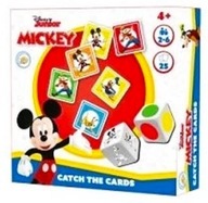 MYSZKA MIKI DISNEY Gra - Rzucaj szalone kostki i łap karty SZALONE KOSTKI
