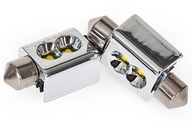 C5W CANBUS RURKOWA C10W 2 LED CREE XBD 36MM BIAŁA