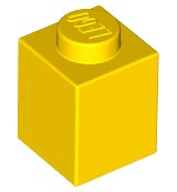 LEGO 3005 KLOCEK 1x1 żółty yellow 300524 8szt Nowe