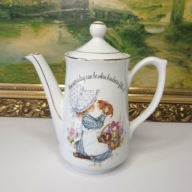 Dzbanek Masons Ironstone Fruit Basket zielony angielska porcelana 1L